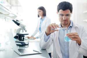 doctor in a lab 
