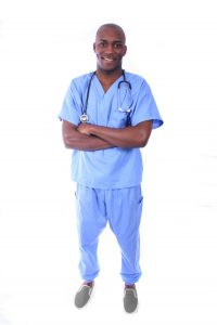 doctor posing