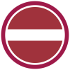 Latvia Flag Logo